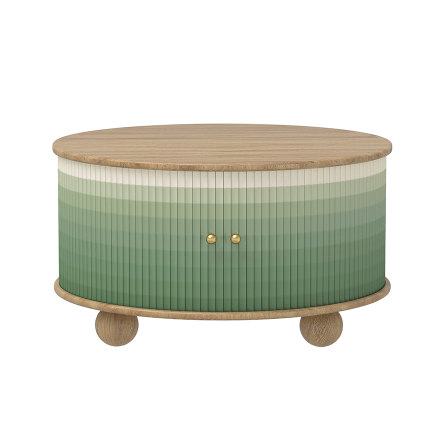 Verdeluxe Round Cabinet